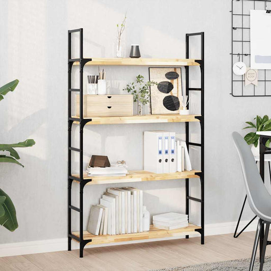 Wandschap zwevend 100x20x4 cm onbehandeld massief acaciahout is nu te koop bij PeponiXL, paradijselijk wonen!