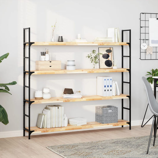 Wandschappen 2 st zwevend 160x20x4 cm onbehandeld acaciahout is nu te koop bij PeponiXL, paradijselijk wonen!
