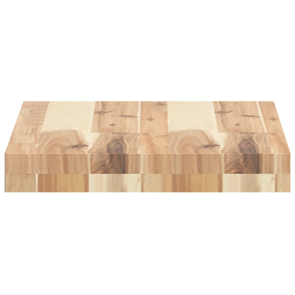 Wandschappen 4 st zwevend 60x30x4 cm onbehandeld acaciahout is nu te koop bij PeponiXL, paradijselijk wonen!