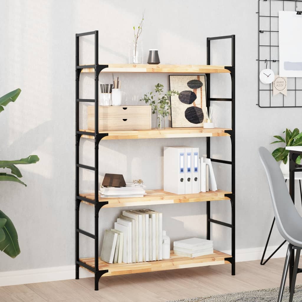 Wandschap zwevend 80x30x4 cm onbehandeld massief acaciahout is nu te koop bij PeponiXL, paradijselijk wonen!