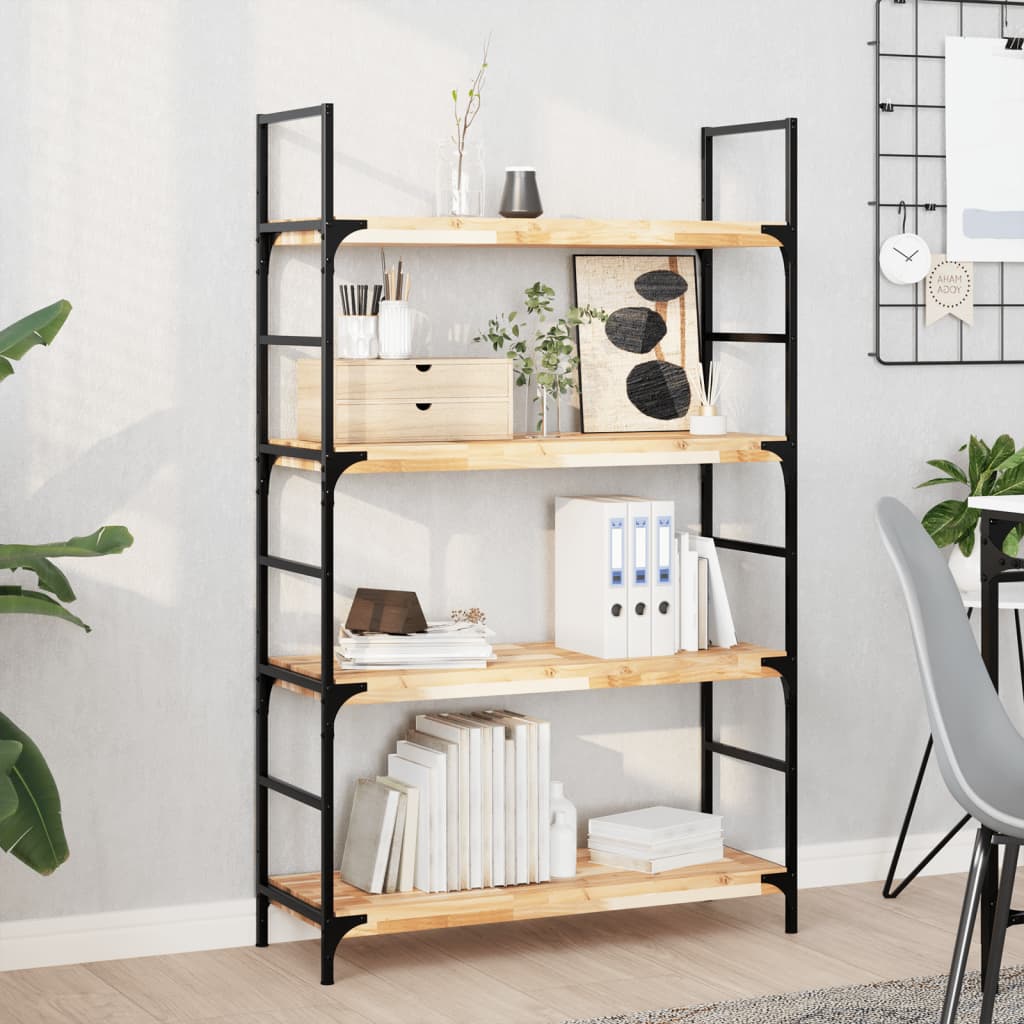 Wandschappen 2 st zwevend 100x30x4 cm onbehandeld acaciahout is nu te koop bij PeponiXL, paradijselijk wonen!