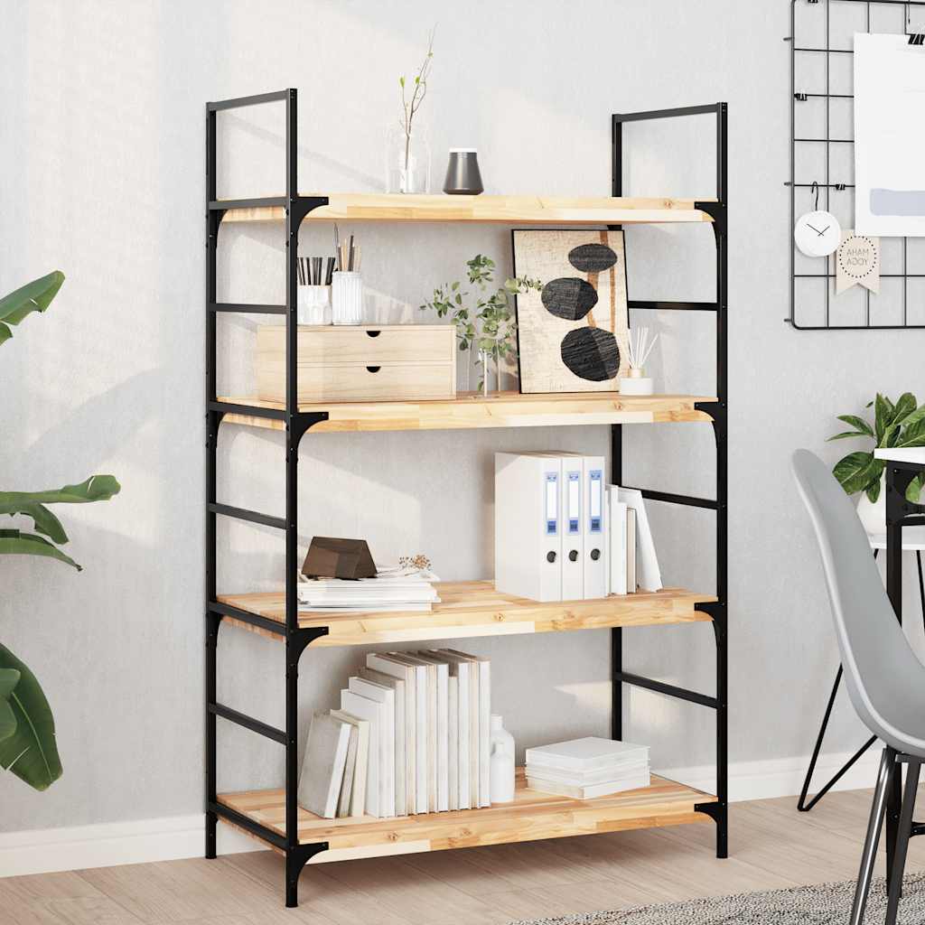Wandschappen 2 st zwevend 80x40x4 cm onbehandeld acaciahout is nu te koop bij PeponiXL, paradijselijk wonen!
