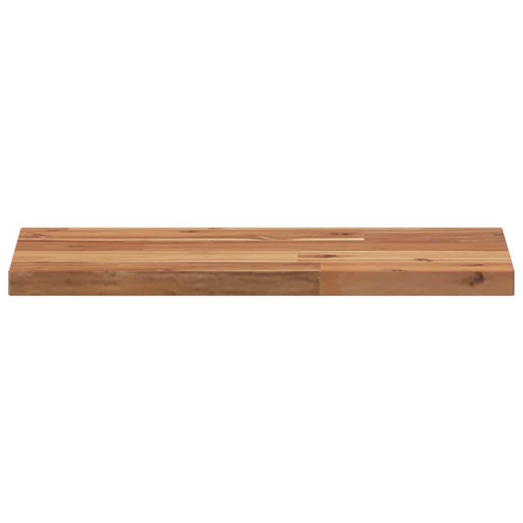 Wandschappen 2 st zwevend olieafwerking 40x20x2 cm acaciahout