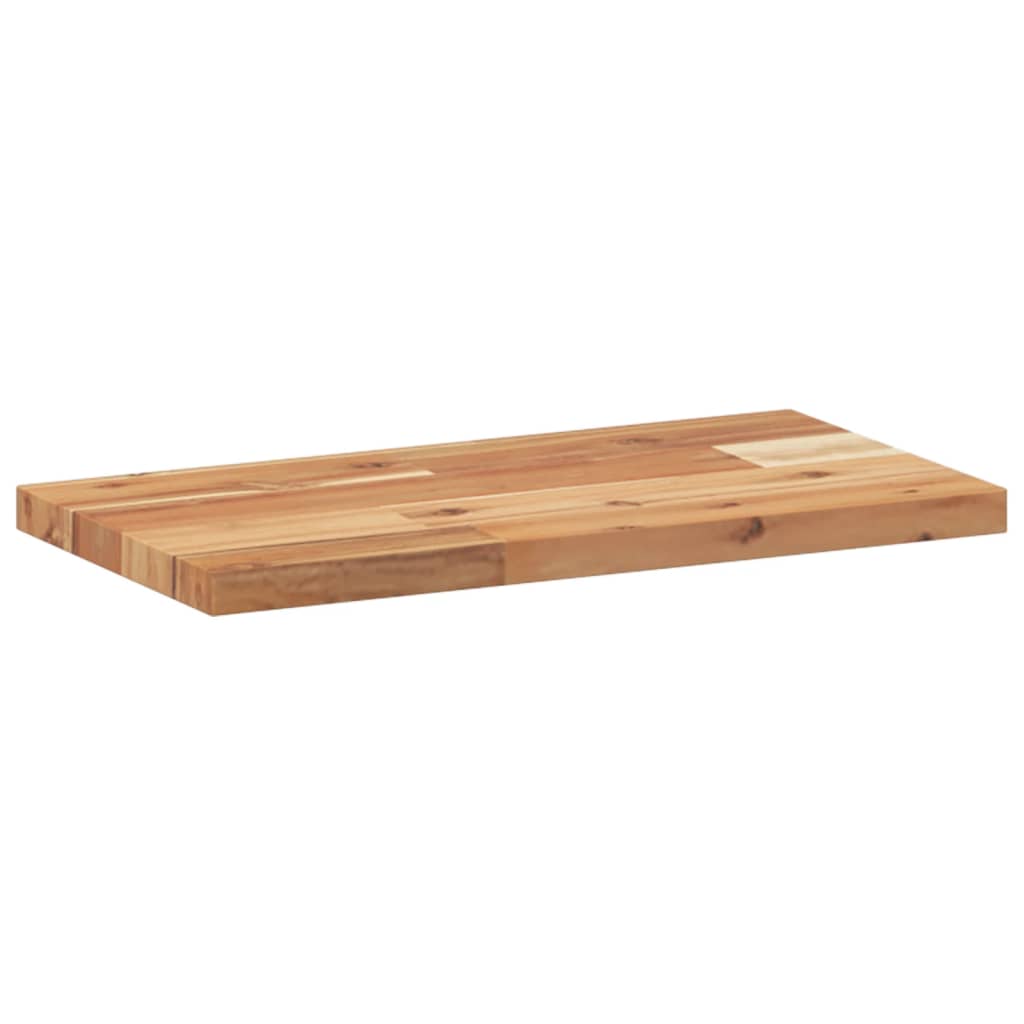Wandschappen 4 st zwevend olieafwerking 40x20x2 cm acaciahout
