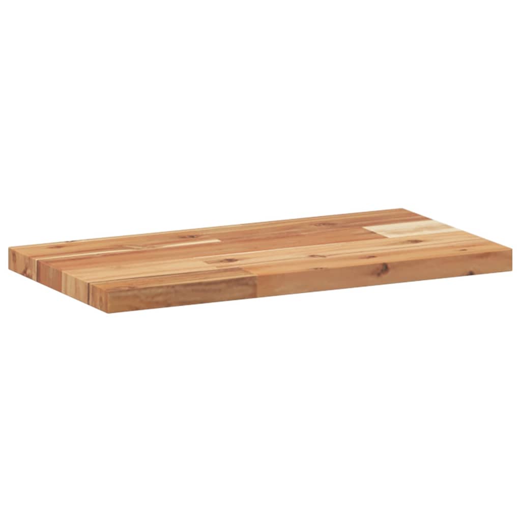 Wandschap zwevend olieafwerking 60x20x2 cm massief acaciahout
