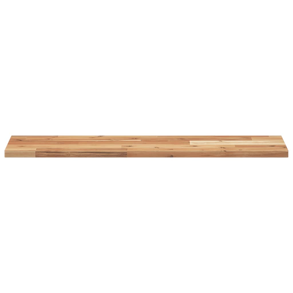 Wandschappen 2 st zwevend olieafwerking 80x20x2 cm acaciahout
