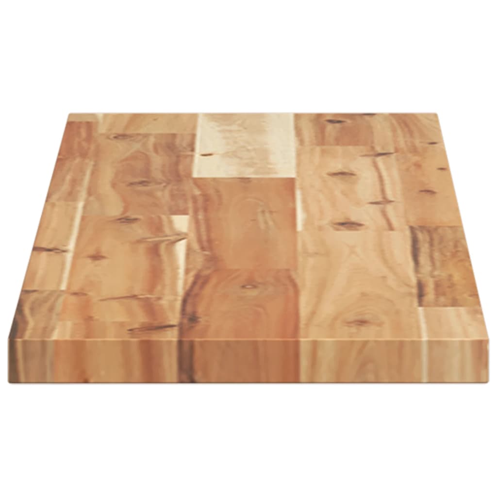 Wandschappen 2 st zwevend olieafwerking 80x20x2 cm acaciahout