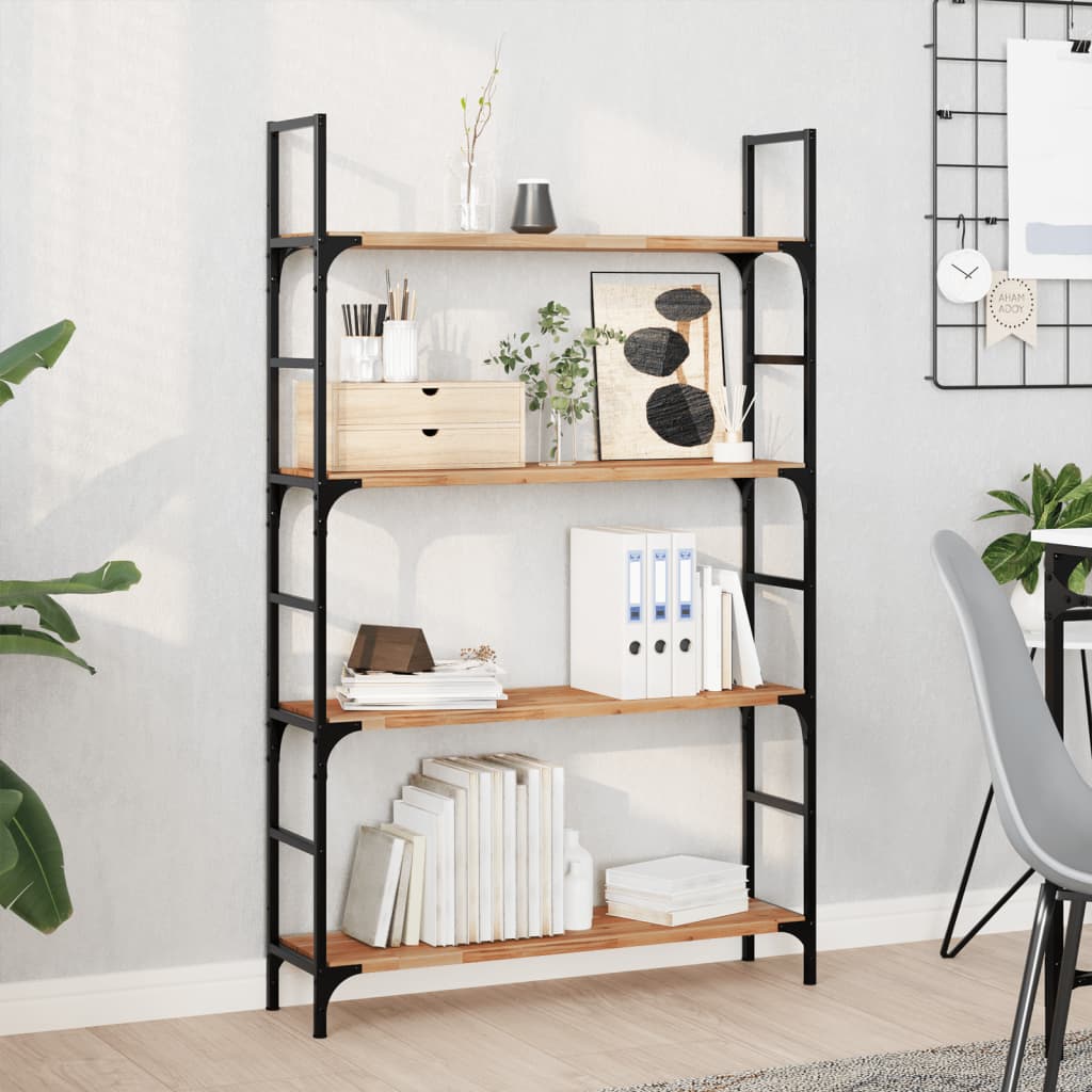 Wandschappen 3 st zwevend olieafwerking 80x20x2 cm acaciahout