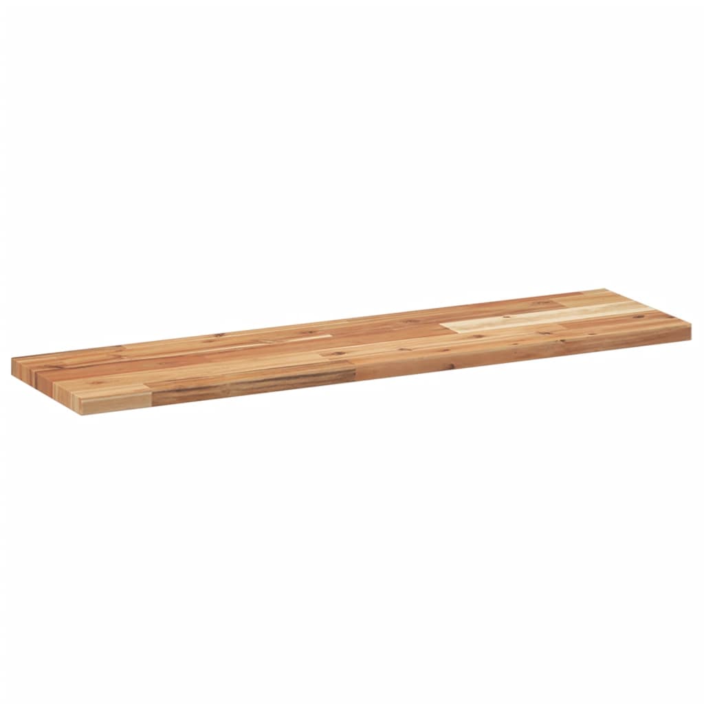 Wandschap zwevend olieafwerking 100x20x2 cm massief acaciahout