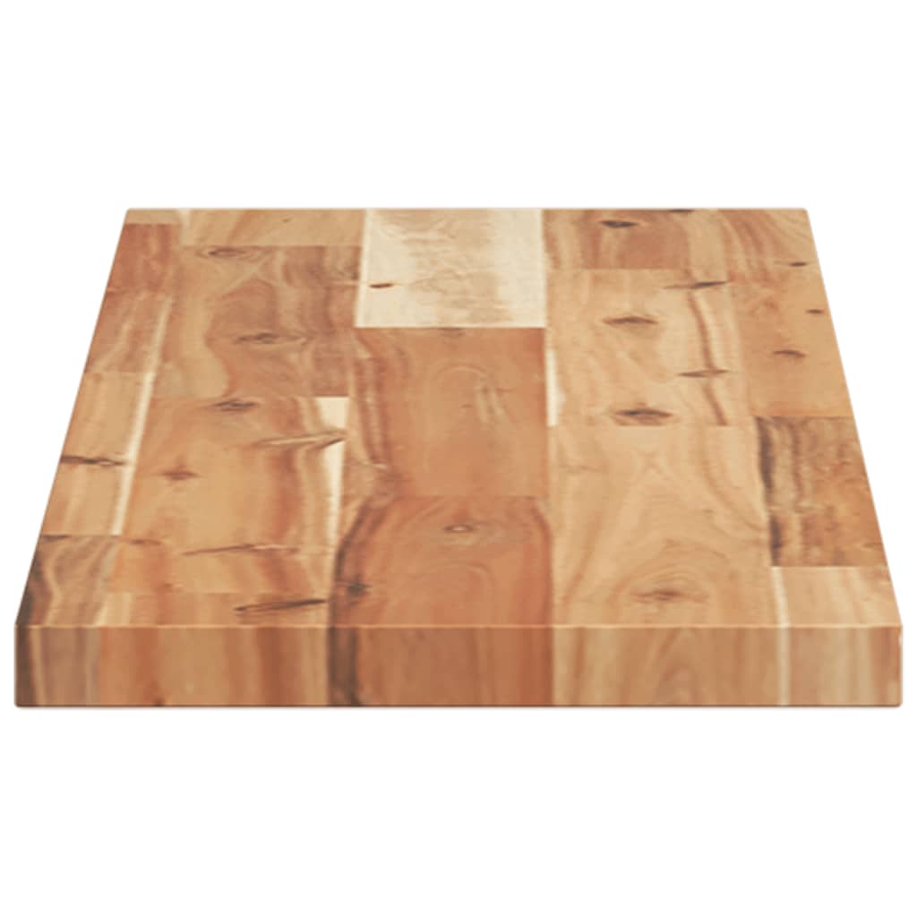 Wandschap zwevend olieafwerking 100x20x2 cm massief acaciahout