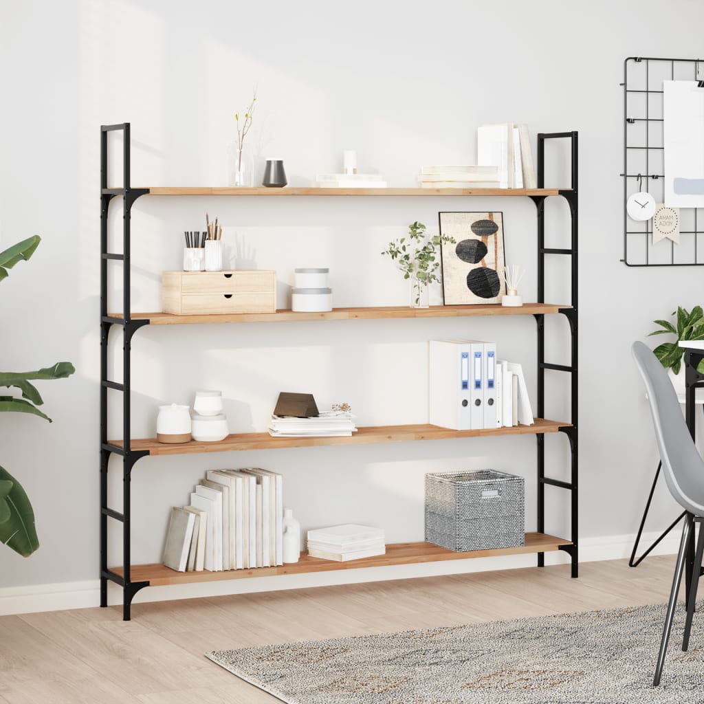 Wandschappen 3 st zwevend olieafwerking 140x20x2 cm acaciahout is nu te koop bij PeponiXL, paradijselijk wonen!
