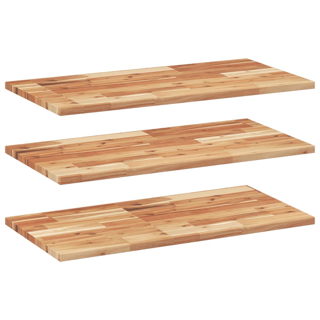 Wandschappen 3 st zwevend olieafwerking 60x40x2 cm acaciahout is nu te koop bij PeponiXL, paradijselijk wonen!