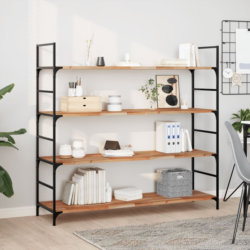 Wandschappen 3 st zwevend olieafwerking 120x40x2 cm acaciahout is nu te koop bij PeponiXL, paradijselijk wonen!