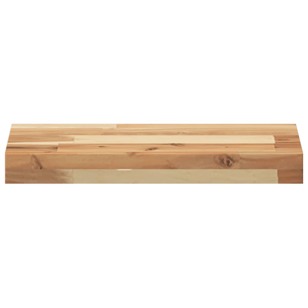 Wandschap zwevend olieafwerking 60x20x4 cm massief acaciahout is nu te koop bij PeponiXL, paradijselijk wonen!