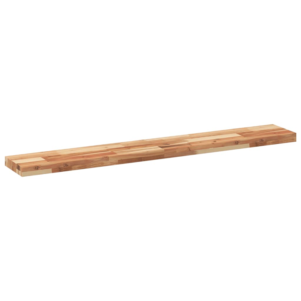 Wandschappen 2 st zwevend olieafwerking 140x20x4 cm acaciahout is nu te koop bij PeponiXL, paradijselijk wonen!