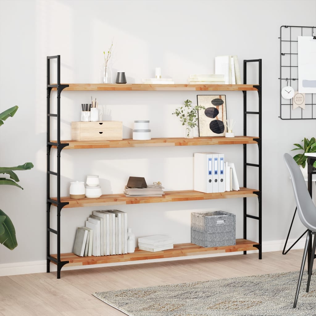 Wandschappen 3 st zwevend olieafwerking 140x20x4 cm acaciahout is nu te koop bij PeponiXL, paradijselijk wonen!