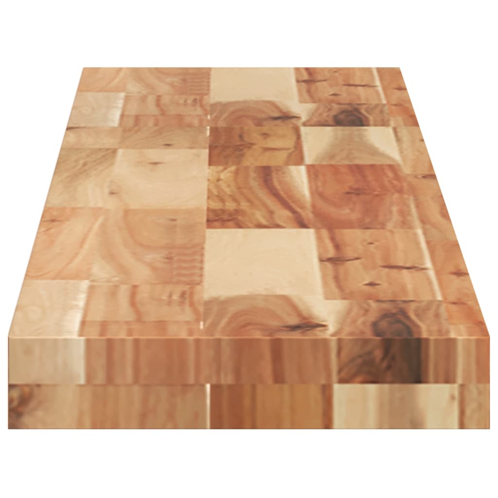 Wandschap zwevend olieafwerking 160x20x4 cm massief acaciahout is nu te koop bij PeponiXL, paradijselijk wonen!