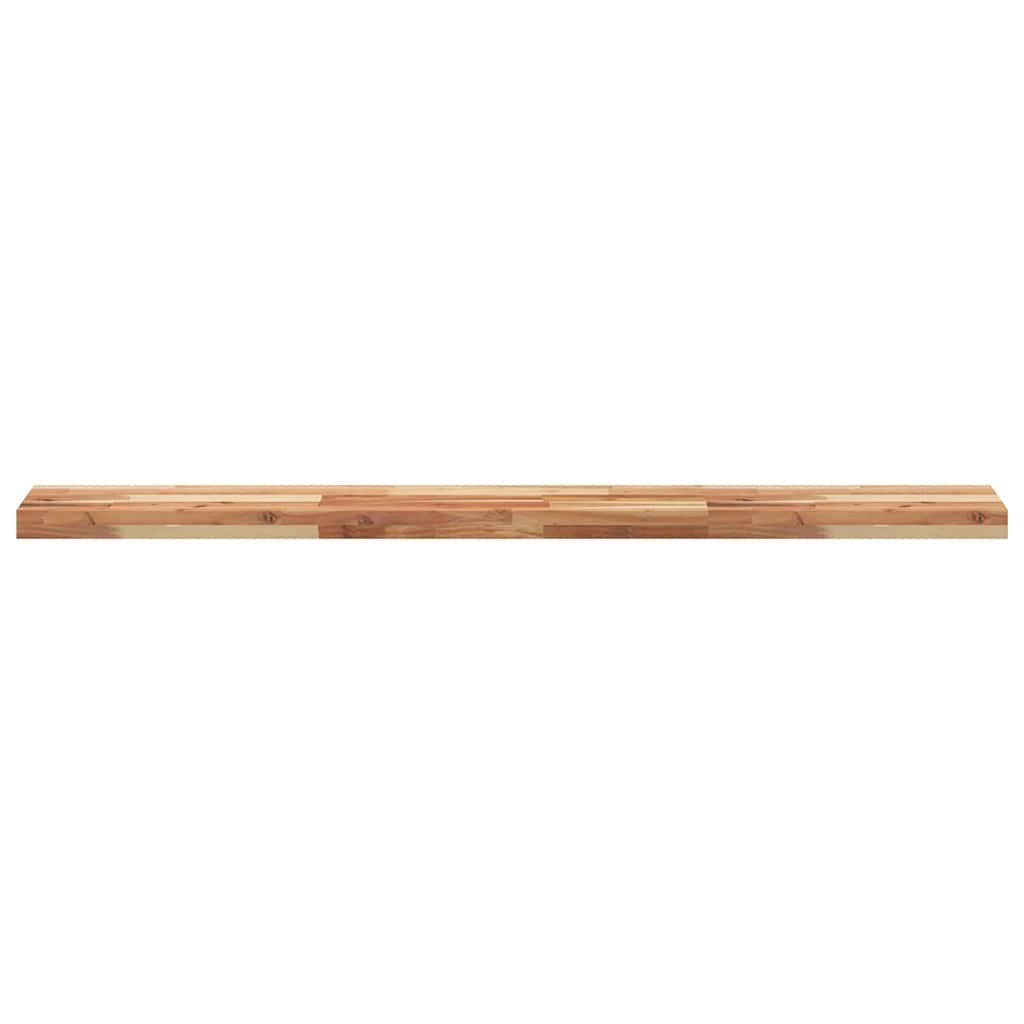 Wandschappen 4 st zwevend olieafwerking 160x20x4 cm acaciahout