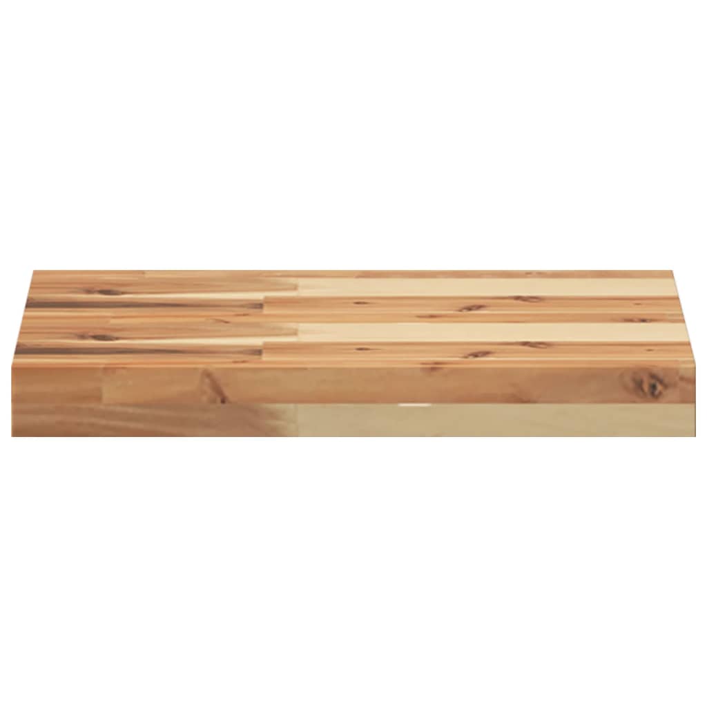 Wandschappen 2 st zwevend olieafwerking 60x30x4 cm acaciahout is nu te koop bij PeponiXL, paradijselijk wonen!