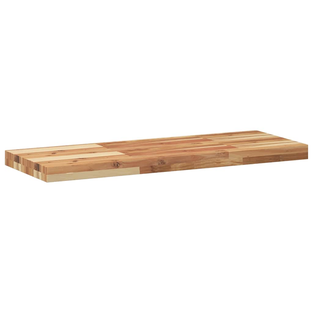 Wandschappen 3 st zwevend olieafwerking 100x30x4 cm acaciahout