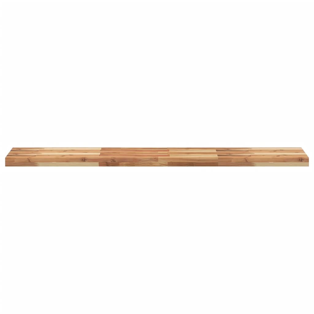Wandschap zwevend olieafwerking 160x30x4 cm massief acaciahout is nu te koop bij PeponiXL, paradijselijk wonen!