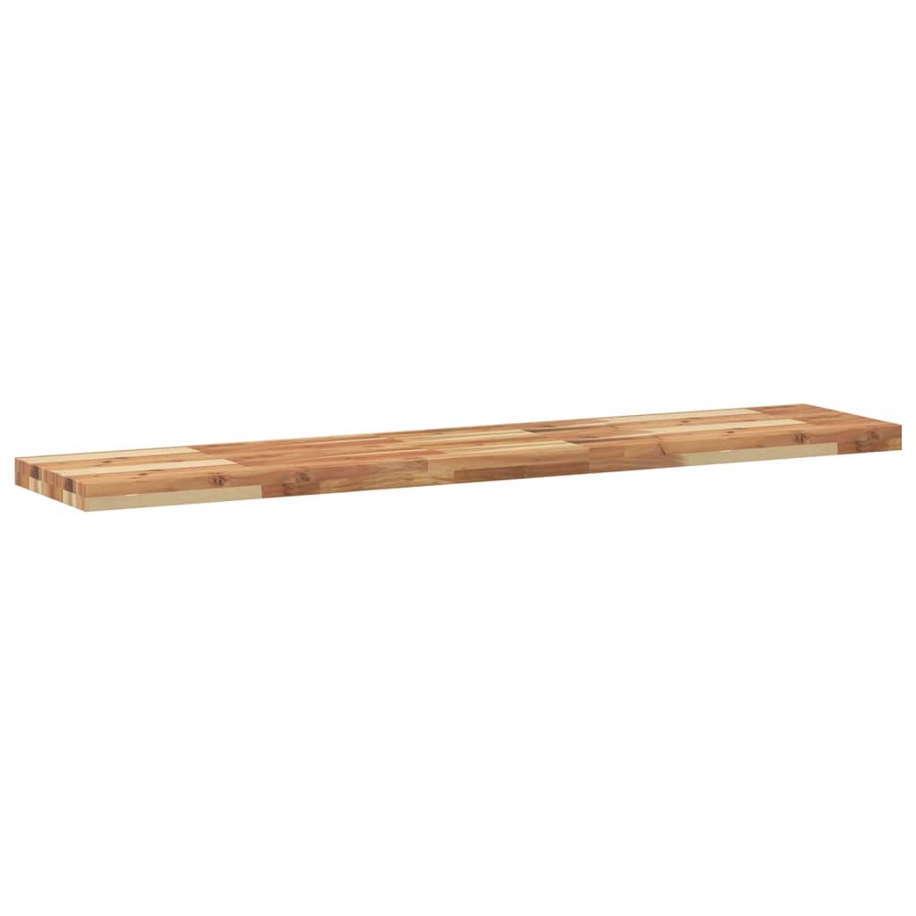 Wandschap zwevend olieafwerking 160x30x4 cm massief acaciahout is nu te koop bij PeponiXL, paradijselijk wonen!