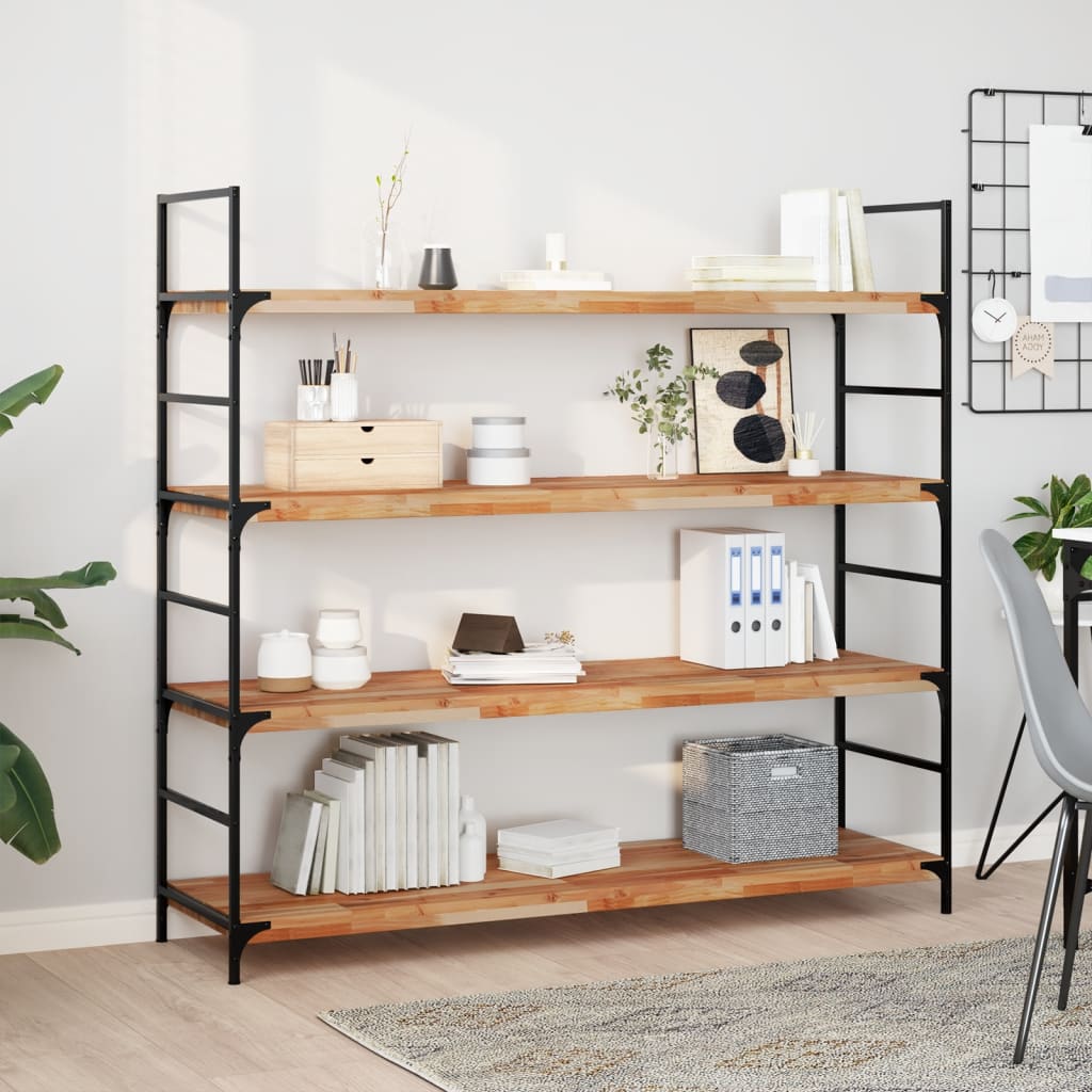 Wandschappen 3 st zwevend olieafwerking 140x40x4 cm acaciahout is nu te koop bij PeponiXL, paradijselijk wonen!