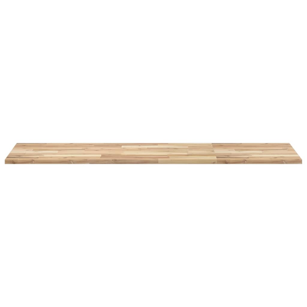 Wastafelblad 120x50x2 cm onbehandeld massief acaciahout is nu te koop bij PeponiXL, paradijselijk wonen!