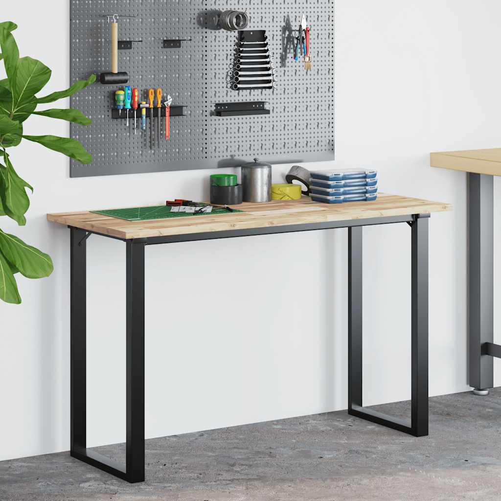 Bureaublad 120x50x2 cm onbehandeld massief acaciahout is nu te koop bij PeponiXL, paradijselijk wonen!