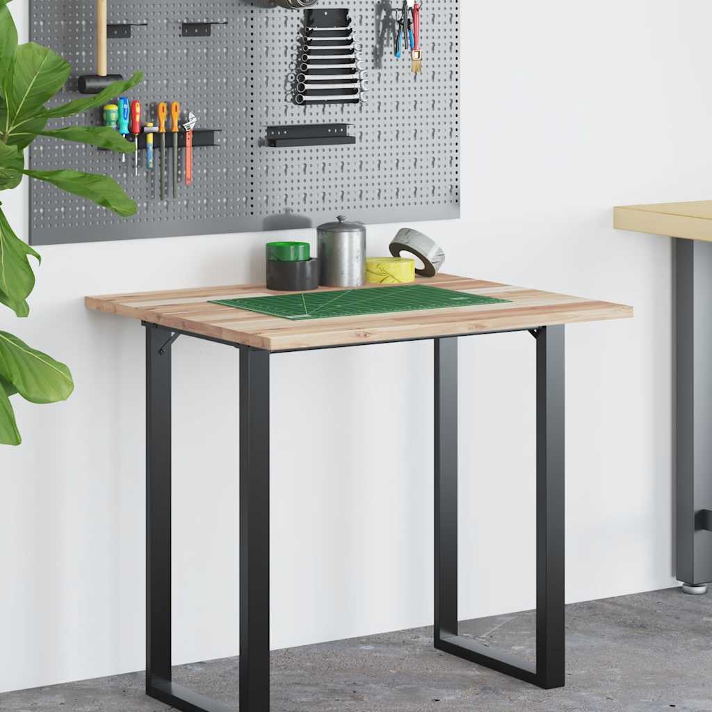 Bureaublad 100x60x2 cm onbehandeld massief acaciahout is nu te koop bij PeponiXL, paradijselijk wonen!