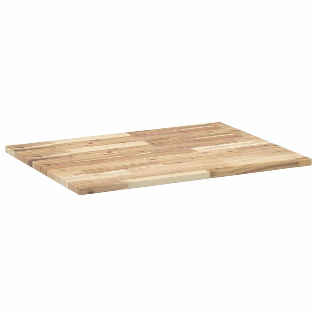 Bureaublad 100x60x2 cm onbehandeld massief acaciahout is nu te koop bij PeponiXL, paradijselijk wonen!