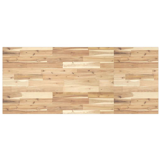Bureaublad 140x60x2 cm onbehandeld massief acaciahout is nu te koop bij PeponiXL, paradijselijk wonen!