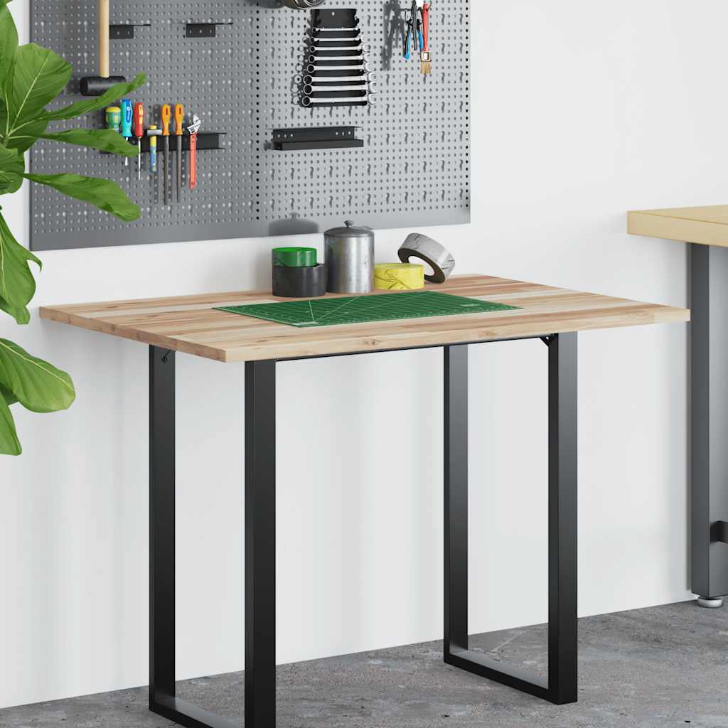 Bureaublad 100x70x2 cm onbehandeld massief acaciahout is nu te koop bij PeponiXL, paradijselijk wonen!