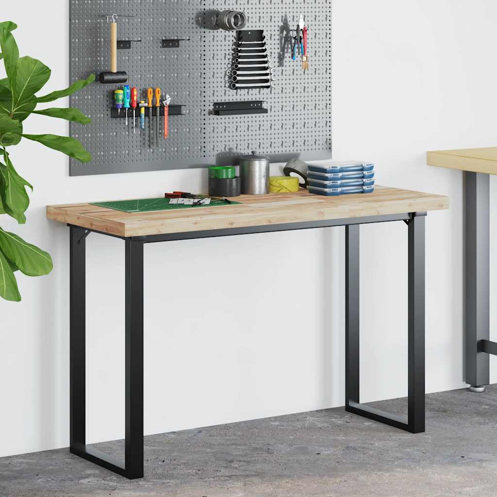 Bureaublad 140x50x4 cm onbehandeld massief acaciahout is nu te koop bij PeponiXL, paradijselijk wonen!