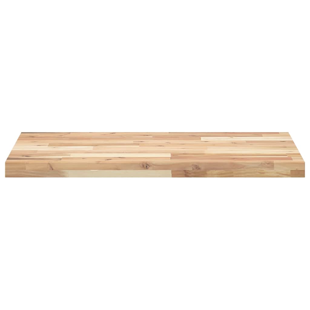 Bureaublad 140x50x4 cm onbehandeld massief acaciahout is nu te koop bij PeponiXL, paradijselijk wonen!