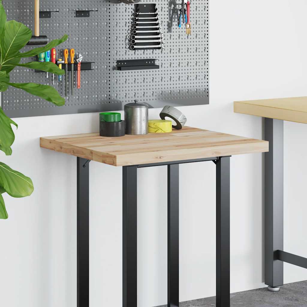 Bureaublad 100x60x4 cm onbehandeld massief acaciahout is nu te koop bij PeponiXL, paradijselijk wonen!