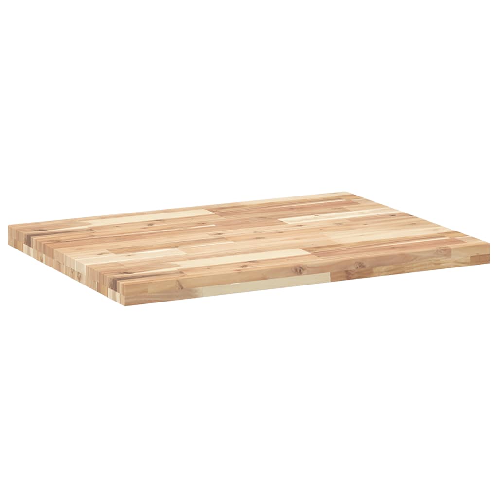 Bureaublad 100x60x4 cm onbehandeld massief acaciahout is nu te koop bij PeponiXL, paradijselijk wonen!