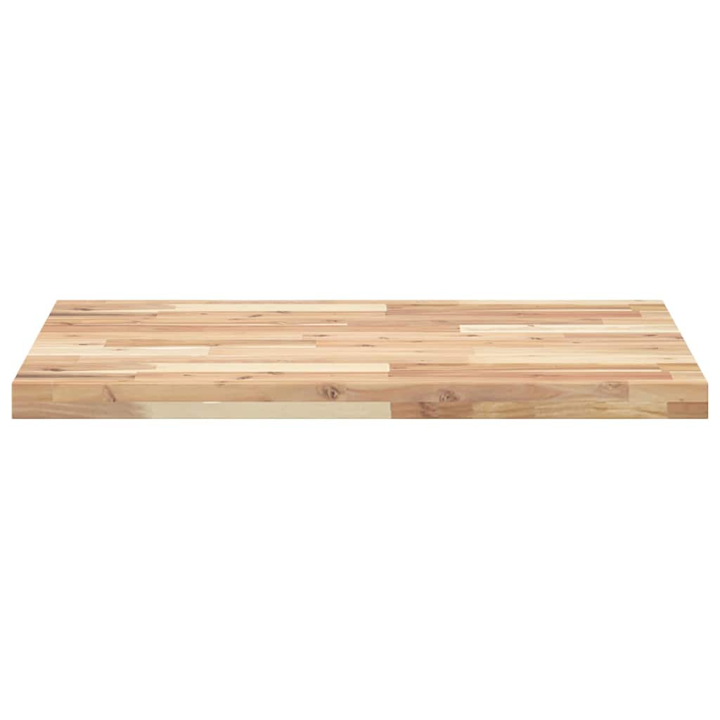 Bureaublad 100x60x4 cm onbehandeld massief acaciahout is nu te koop bij PeponiXL, paradijselijk wonen!