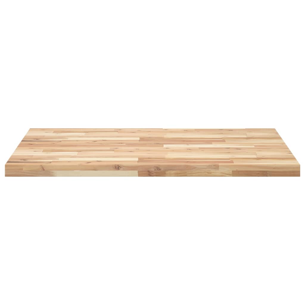 Bureaublad 100x80x4 cm onbehandeld massief acaciahout is nu te koop bij PeponiXL, paradijselijk wonen!