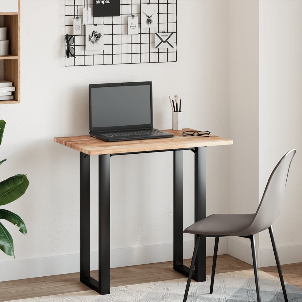 Bureaublad met olieafwerking 80x50x2 cm massief acaciahout is nu te koop bij PeponiXL, paradijselijk wonen!