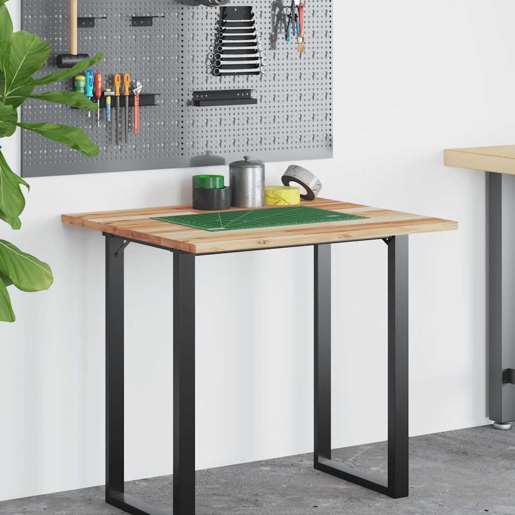 Bureaublad met olieafwerking 100x60x2 cm massief acaciahout is nu te koop bij PeponiXL, paradijselijk wonen!
