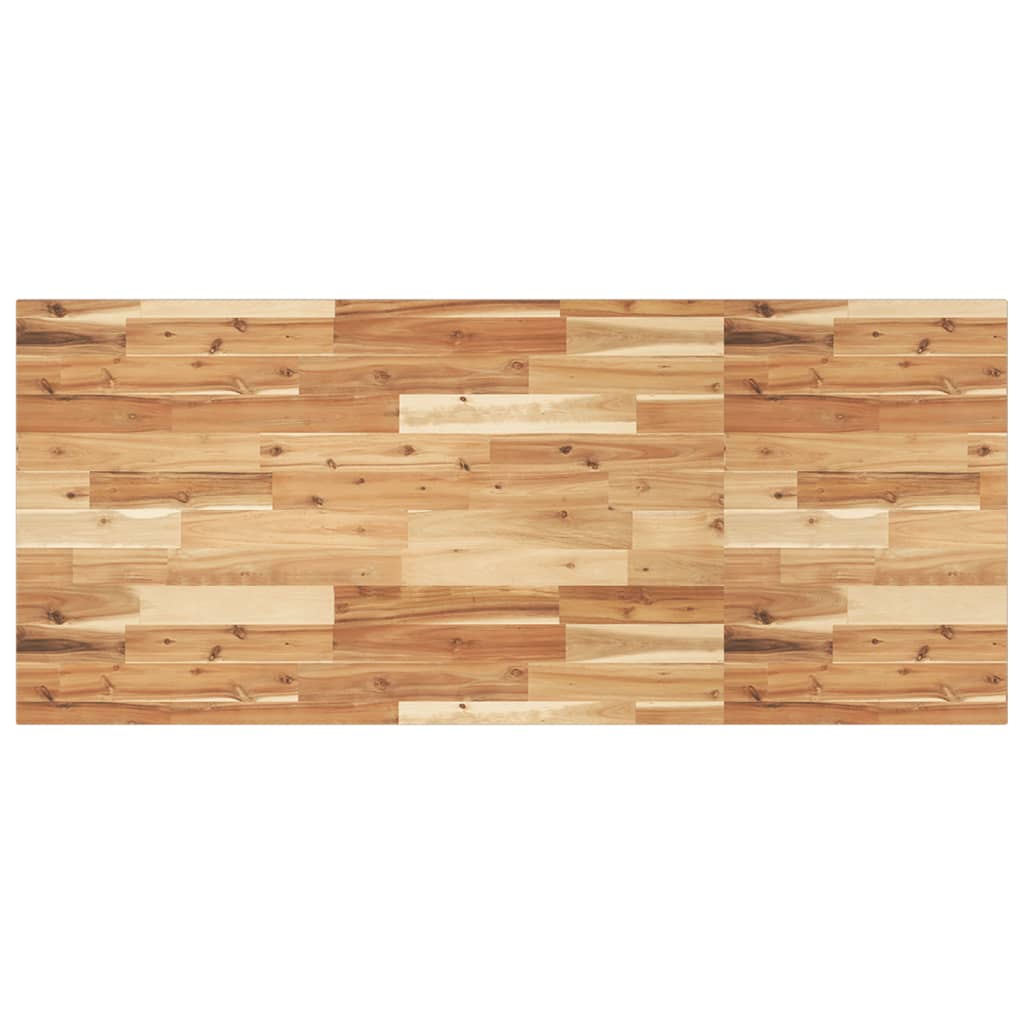 Bureaublad met olieafwerking 140x60x2 cm massief acaciahout is nu te koop bij PeponiXL, paradijselijk wonen!