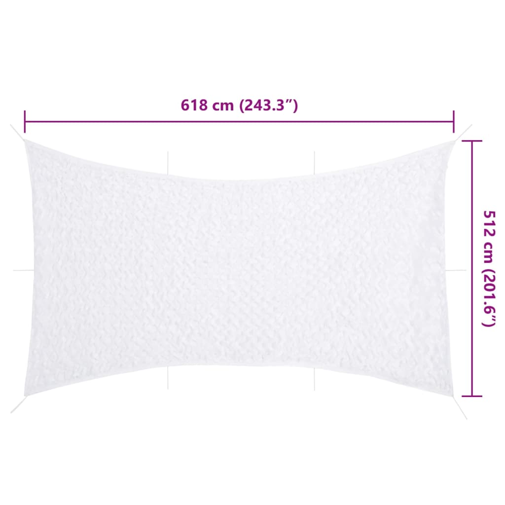 Camouflagenet met opbergzak 618x512 cm wit is nu te koop bij PeponiXL, paradijselijk wonen!