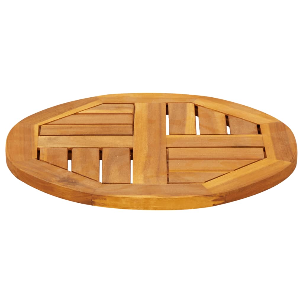 Tafelblad rond Ø 40x2 cm massief acaciahout is nu te koop bij PeponiXL, paradijselijk wonen!