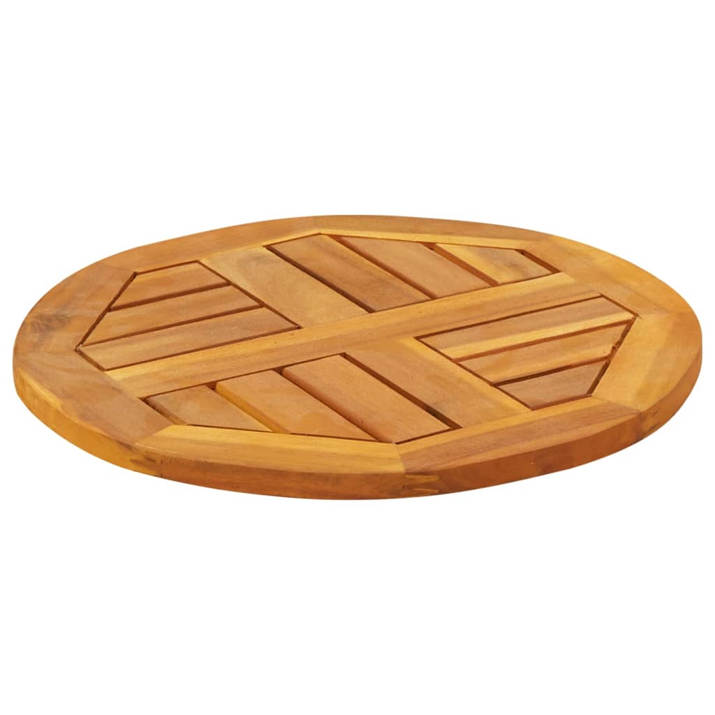 Tafelblad rond Ø 40x2 cm massief acaciahout is nu te koop bij PeponiXL, paradijselijk wonen!