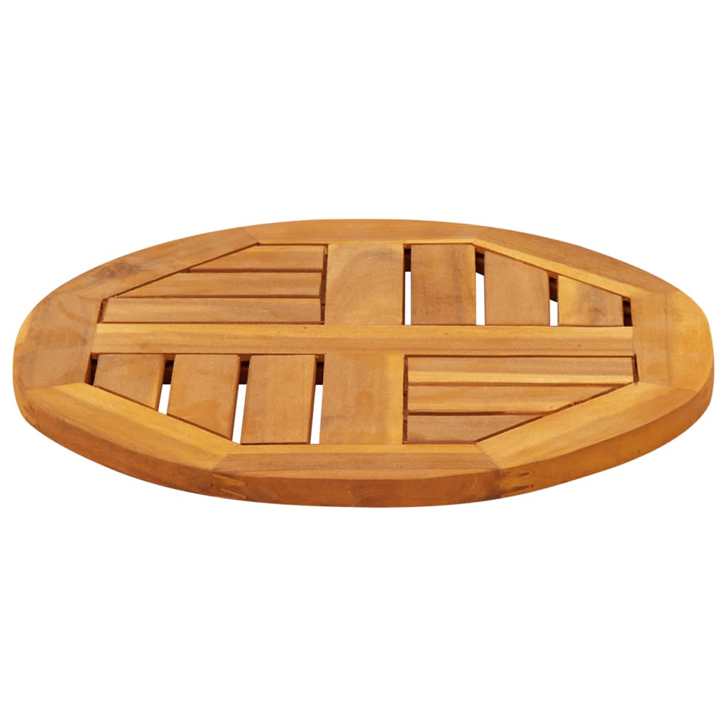 Tafelblad rond Ø 40x2 cm massief acaciahout is nu te koop bij PeponiXL, paradijselijk wonen!