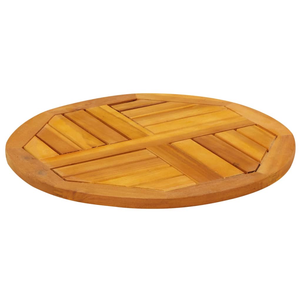 Tafelblad rond Ø 50x2 cm massief acaciahout is nu te koop bij PeponiXL, paradijselijk wonen!