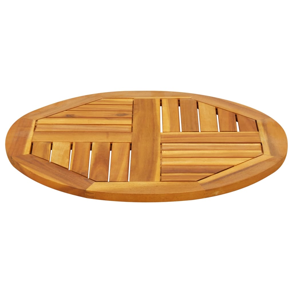 Tafelblad rond Ø 60x2 cm massief acaciahout