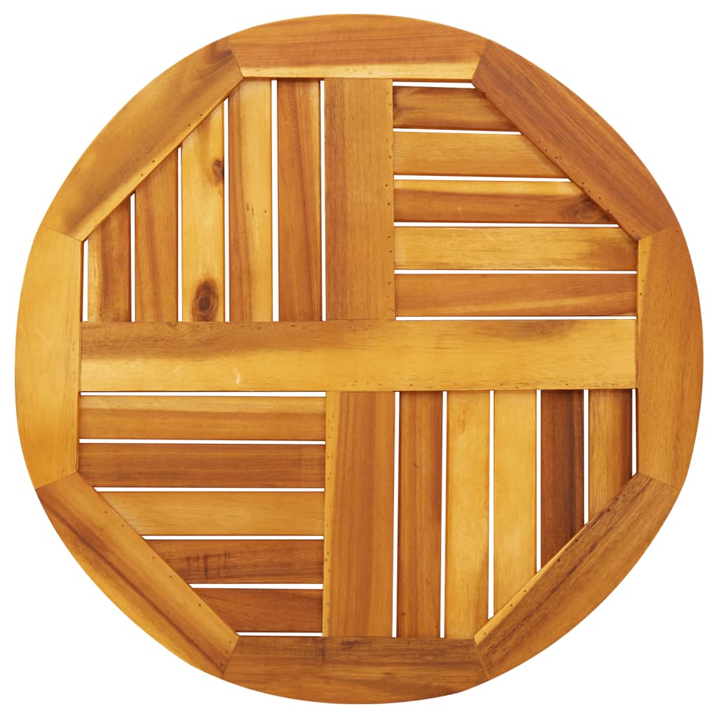 Tafelblad rond Ø 60x2 cm massief acaciahout