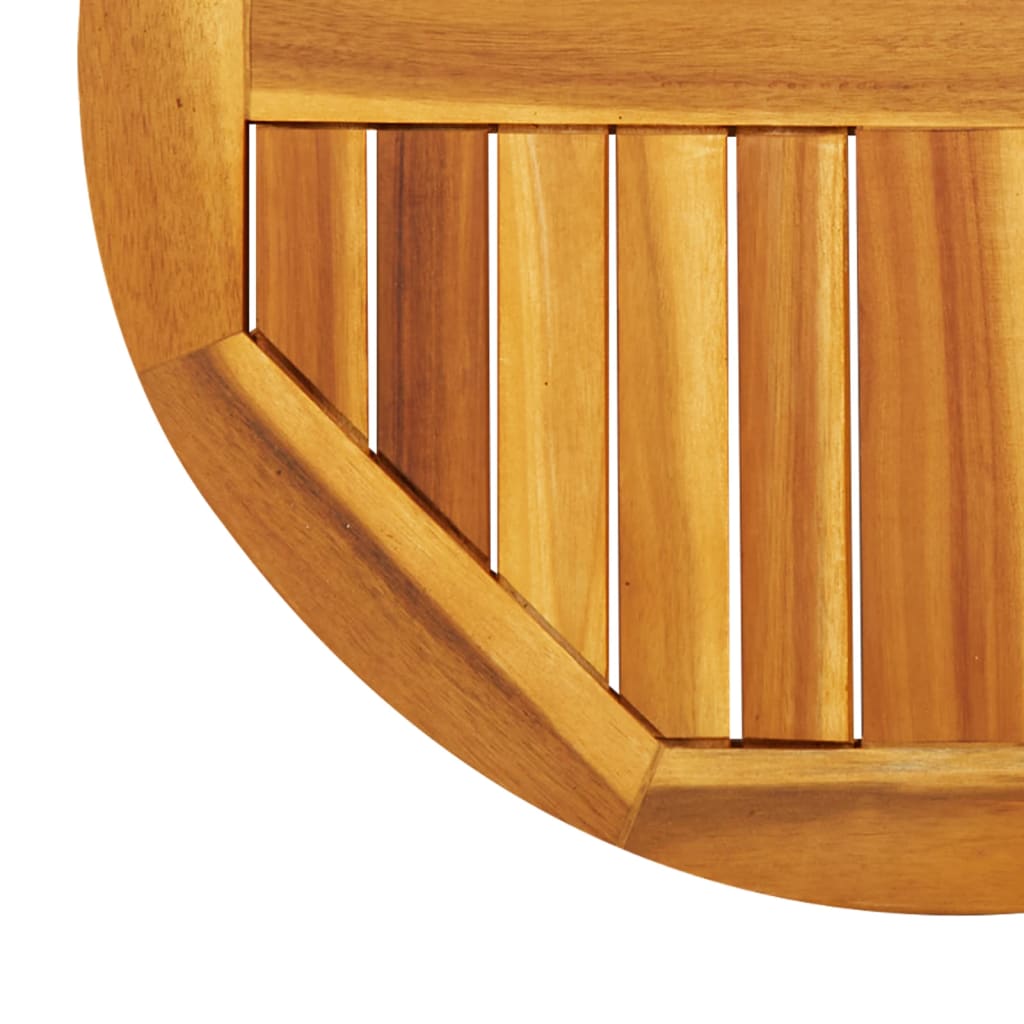 Tafelblad rond Ø 60x2 cm massief acaciahout